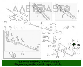 Capac rezervor lichid de spălare VW Touareg 11-17