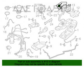 Capacul gurii de umplere VW Touareg 11-17