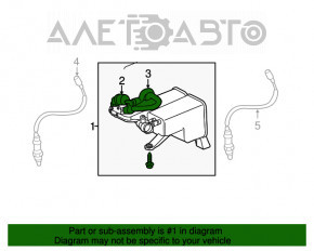 Canistra cu absorbant de cărbune VW Touareg 11-17 3.6