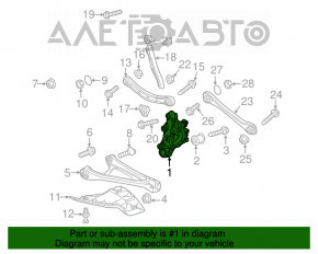 Capac spate stânga VW Touareg 11-17