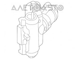 Servomotor frana de parcare spate stanga VW Touareg 11-17 nou original OEM