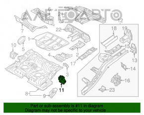 Cutia portbagajului VW Touareg 11-15