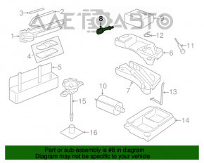 Cârlig de remorcare VW Touareg 11-17 nou original OEM