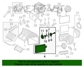 Evaporator VW Touareg 11-17 cu supapă