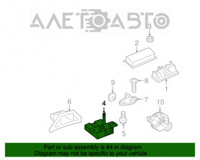 Blocare portbagaj VW Touareg 11-17