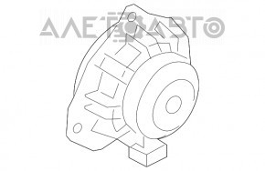 Difuzor mediu ușă față dreapta VW Touareg 11-16