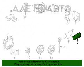 Amplificator audio VW Touareg 11-17