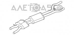 Выпускная трасса средняя часть VW Touareg 11-17 3.6