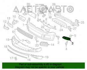 Suport bara fata stanga VW Touareg 11-14 nou original OEM