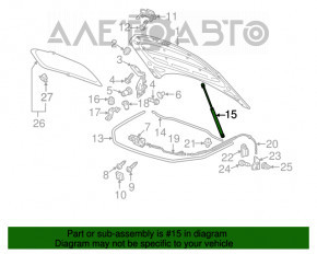 Amortizor capota VW Touareg 11-17