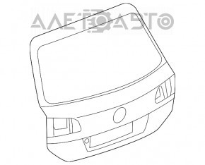 Ușa portbagajului goală VW Touareg 11-17
