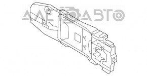 Mecanism mâner ușă față dreapta VW Touareg 11-17 sub cheie nou original OEM