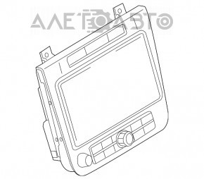 Монитор, дисплей, навигация VW Touareg 11-15
