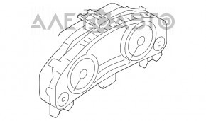 Panoul de instrumente VW Touareg 13 3.6