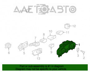 Panoul de instrumente VW Touareg 13 3.6