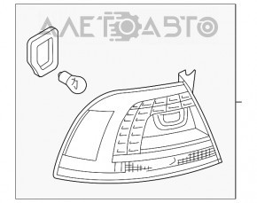 Lumină apărătoare dreapta exterioară VW Touareg 13-17 LED nou original OEM