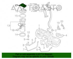 Modulul de control al pompei de combustibil Audi Q7 16- 2.0T