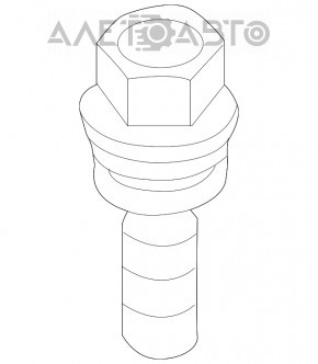 Roată de șurub d19 M14x1.5 VW Touareg 11-17