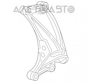 Кронштейн генератора Audi Q5 8R 13-17 3.0 tfsi