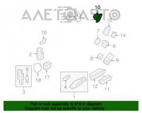 Кнопка блокировки двери передняя правая Audi Q5 8R 09-17