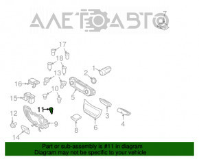 Priza de bricheta pentru consola Ford Escape MK3 13-19 tip 1