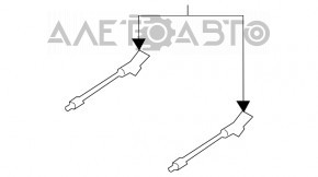 Injectoarele de spălare a parbrizului Ford Ecosport 18-22