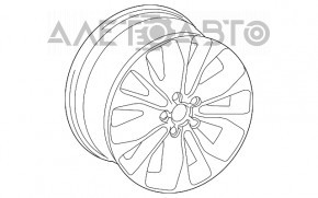 Диск колесный R20 x 8,5J Audi Q5 8R 13-17 бордюрка