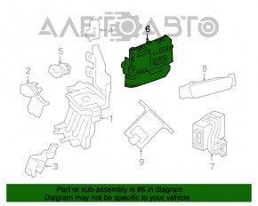 ASAMBLAREA CONTROLLER-ULUI BCM Nissan Leaf 18-