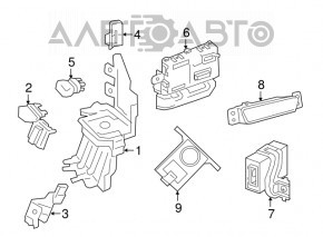 ASAMBLAREA CONTROLLER-ULUI BCM Nissan Leaf 18-