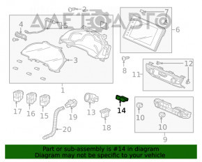 Кнопка аварийки Honda Clarity 18-21 usa