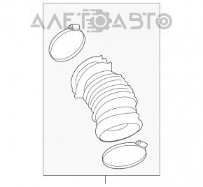 Воздуховод BMW 7 16-22 4.4 N63M30 B7