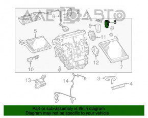 Supapa de control a aerului conditionat pentru Toyota Rav4 13-18