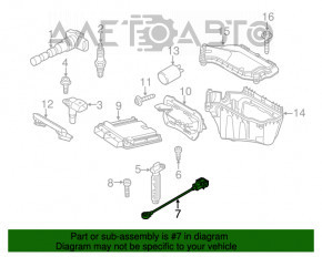 Senzor detonatie Audi Q5 8R 13-17 3.0 tfsi gri