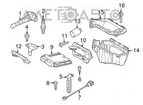 Senzor detonatie Audi Q5 8R 13-17 3.0 tfsi gri