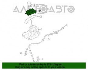 Căptușeală schimbător de viteze Mazda3 03-08 HB zgârieturi, uzată