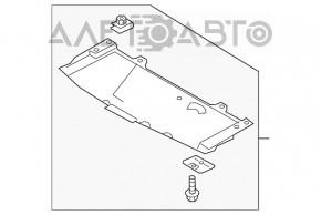 Накладка перед бампера нижняя Mazda CX-9 16- новый OEM оригинал