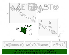 Suport semiax Mazda CX-9 16- FWD