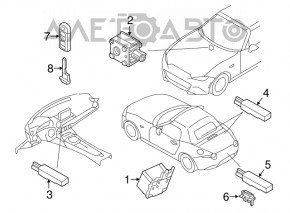 Sonerie de avertizare Mazda CX-9 16-