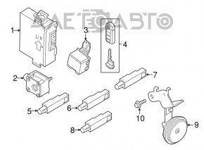 Anti Theft Locking Mazda CX-9 16-