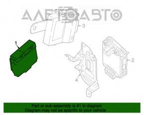 Modul de control al caroseriei față Mazda CX-9 16-