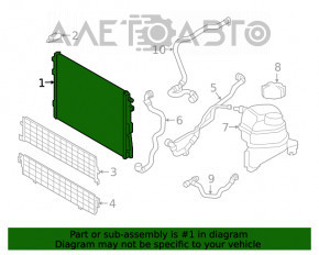 Radiator intercooler BMW 3 G20 19- 2.0T