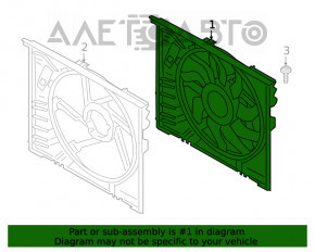 Ansamblu carcasa radiator difuzor BMW 3 G20 19-21 2.0T 600W