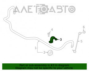 Suport stabilizator fata, dreapta, BMW 3 G20 19 - nou original OEM