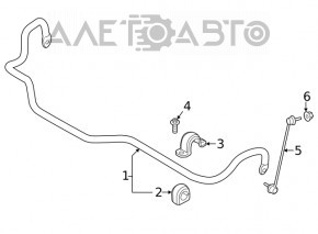 Suport stabilizator fata, dreapta, BMW 3 G20 19 - nou original OEM