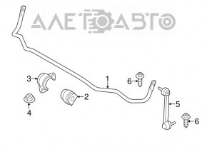 Bieleta stabilizatoare, spate stanga BMW 3 G20 19-