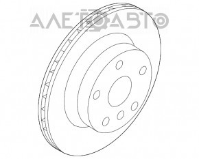 Disc frana spate stanga BMW 3 G20 19- 330/20mm