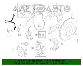 Senzor ABS spate stanga BMW 3 G20 19-