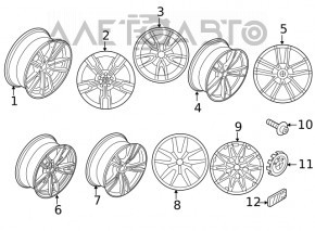 Set roti R18 x 7.5J 4buc BMW 3 G20 19-22