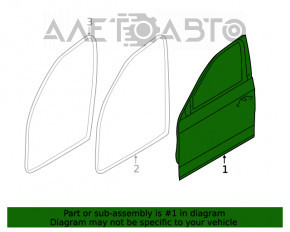 Дверь в сборе передняя левая BMW 3 G20 19-