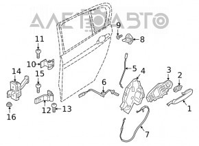 Inchidere portiera spate stanga BMW 3 G20 19-